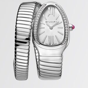 Designer inspired Silver Watch